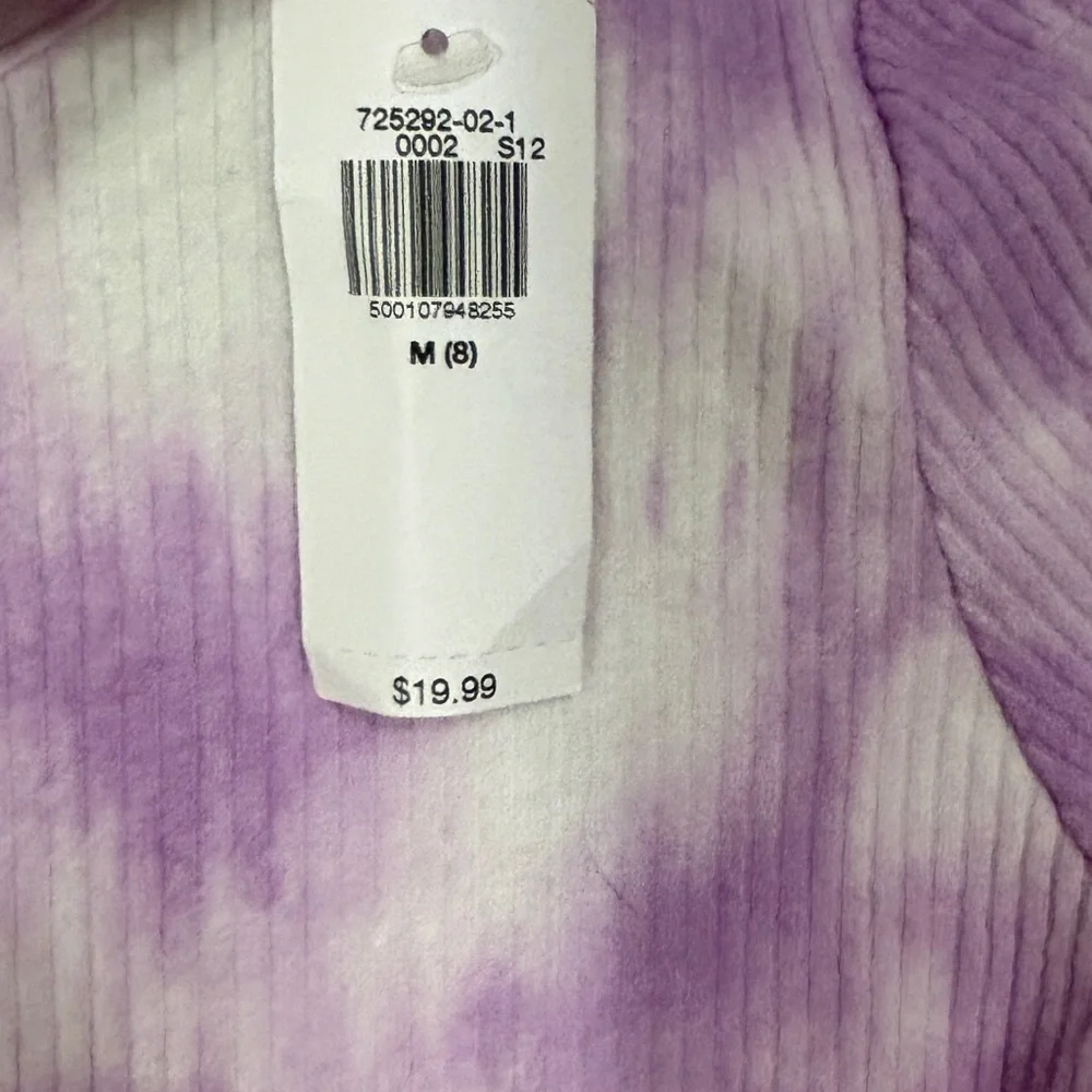 Old Navy Long Sleeve‎ T-Shirt Girls M(8-10)  Pointelle NWT Ribbed Christmas Gift